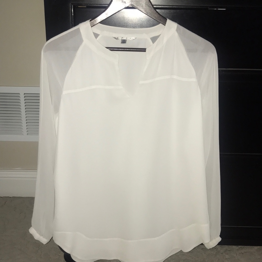 Cabi White Blouse size S